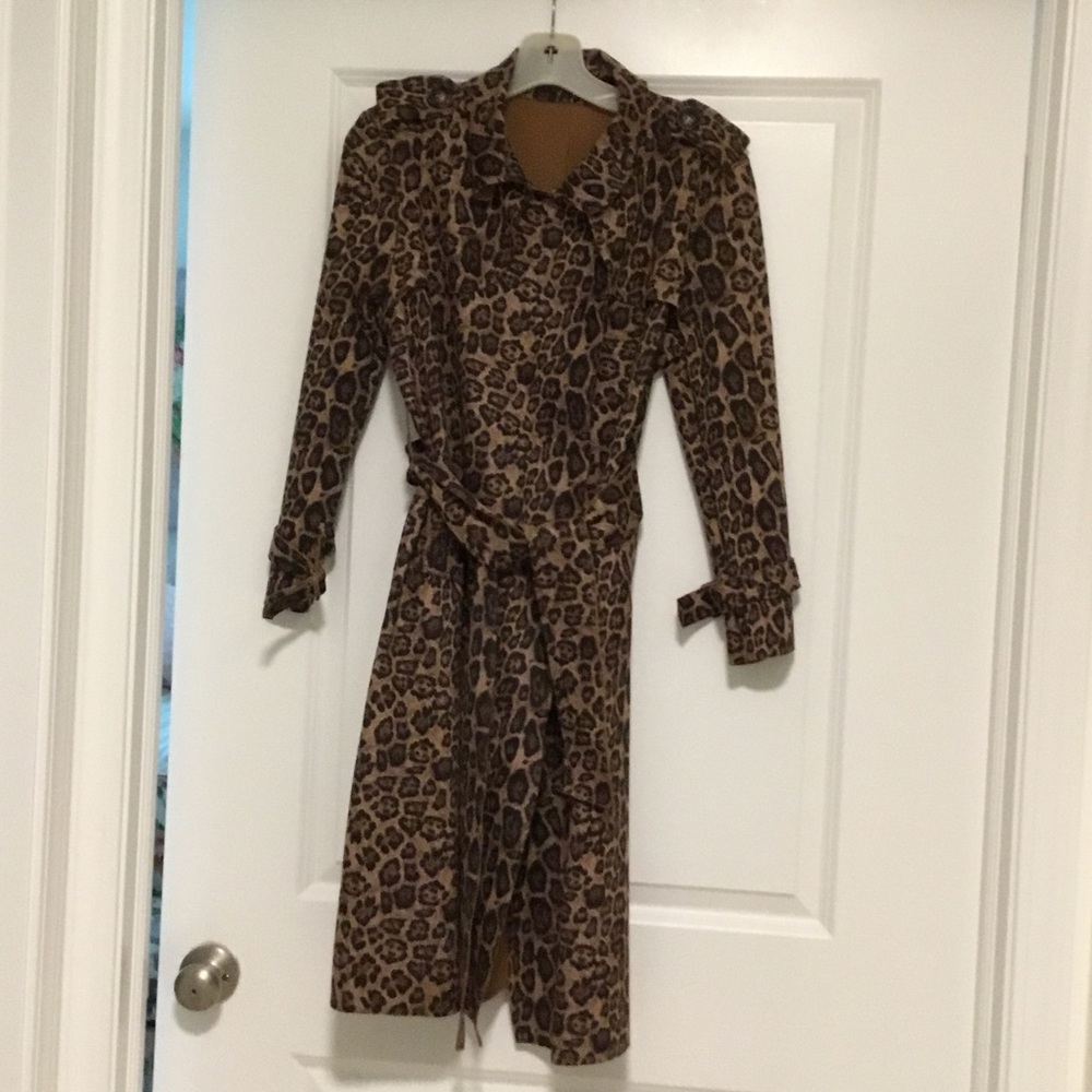 Few Moda leopard wrap coat